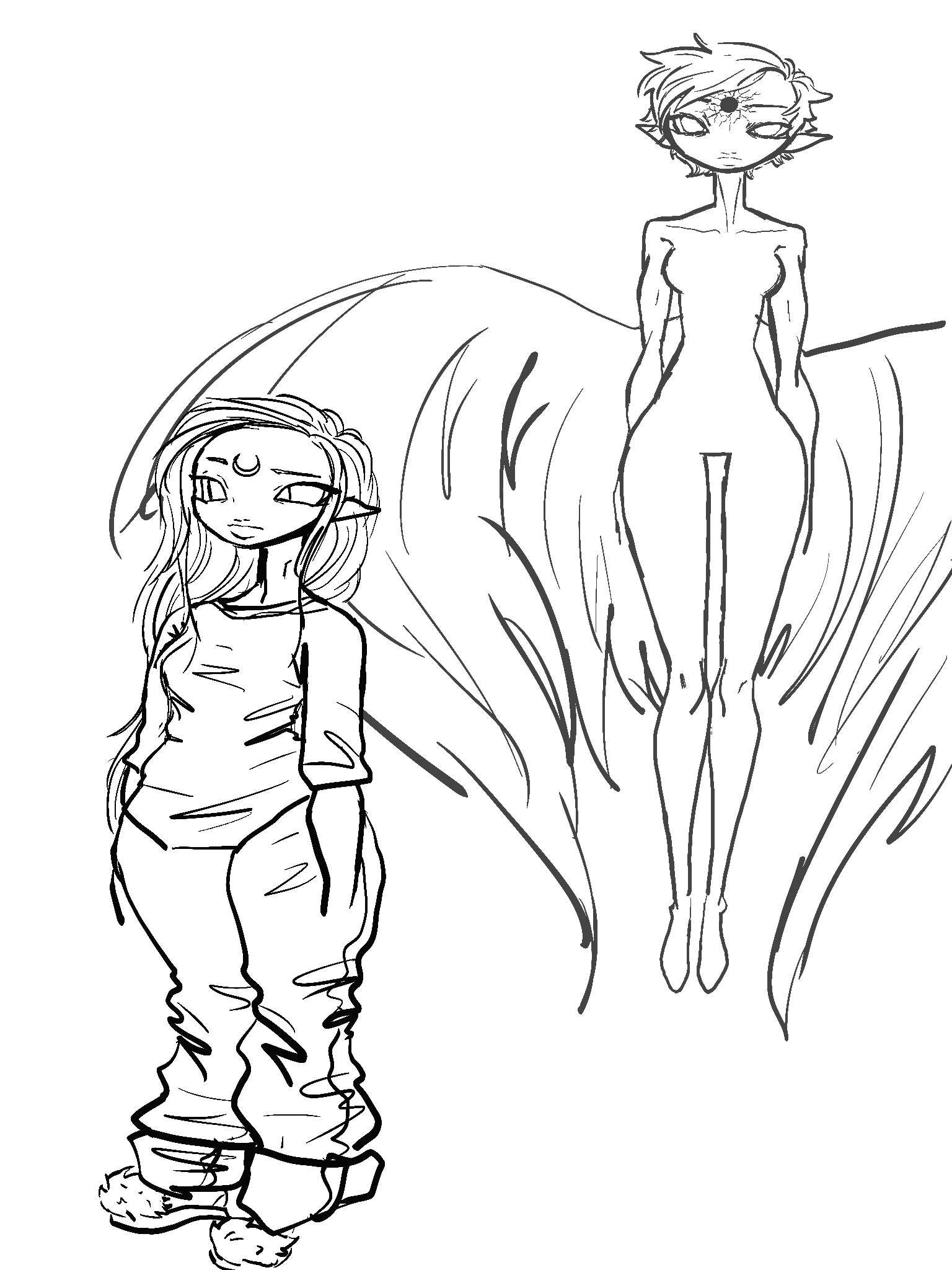 December 4th, 2025.<br> a drawing I made inspired by a roleplay I was doing!